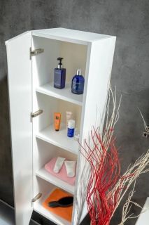 Пенал Armadi Art Capolda 120см белый + белая ручка 849-120-W